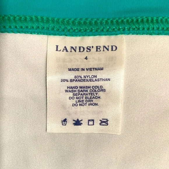 Lands End Aqua Jade Women's Tummy Control High
Waisted Bikini Bottom 4 NWOT - Picture 6 of 7